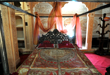 Silver crafted bed